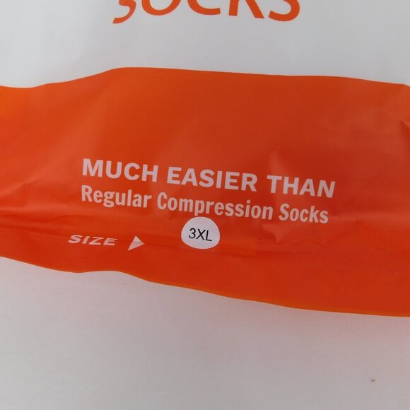 Lemon Hero Health 15-20mmHg Open Toe Zippered Compression Socks 3XL Beige OPEN - Picture 8 of 8